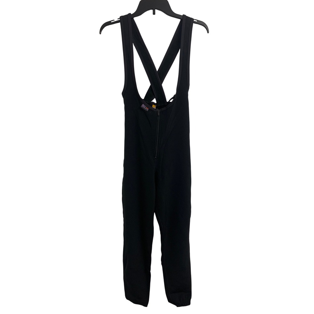 Hot Chillys Schoeller WB 400 Baselayer Snow Bib Black Thermal Overalls Medium